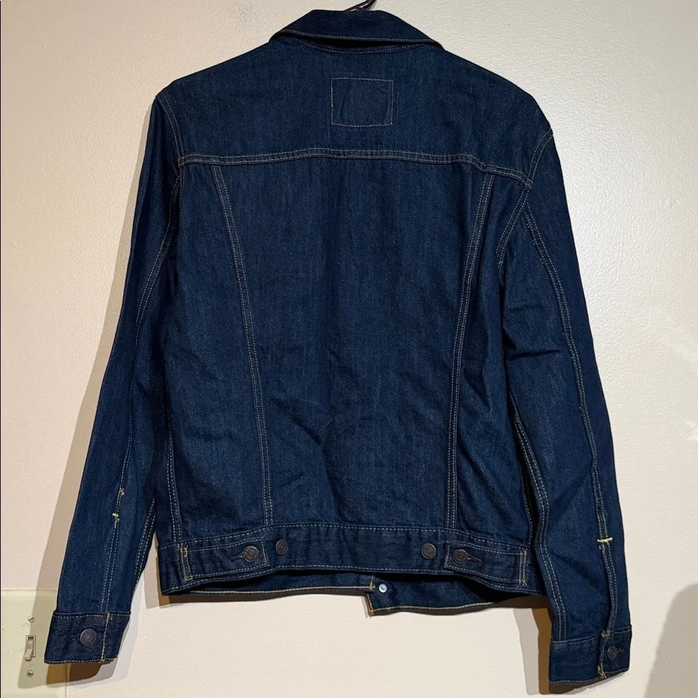 Levi's Men's Dark Indigo Denim Jacket - Picture 5 of 5